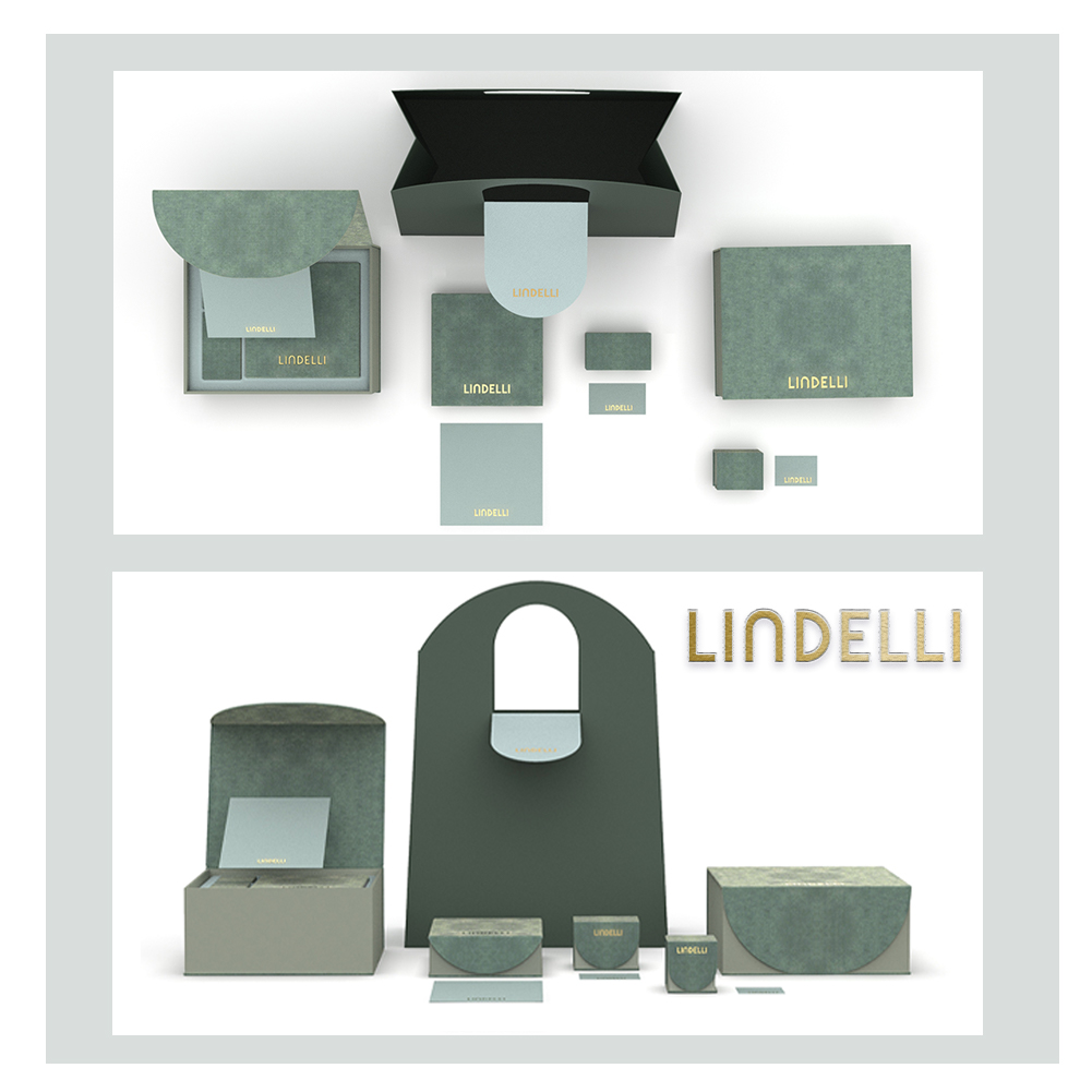 Contemporary luxury brand – Jewellery package-Lindelli